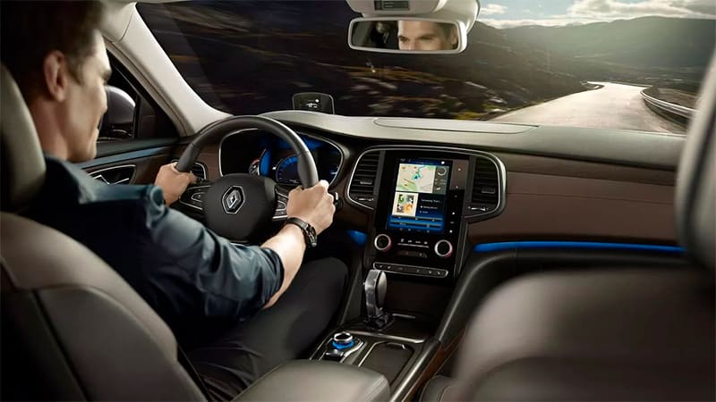 Véhicule Renault Talisman avec design affirmé disponible dans le garage DV Automobiles en Vendée
